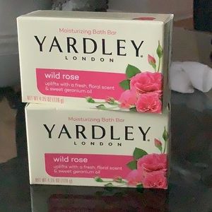 2 pk YARDLEY LONDON moisturizing bath bar